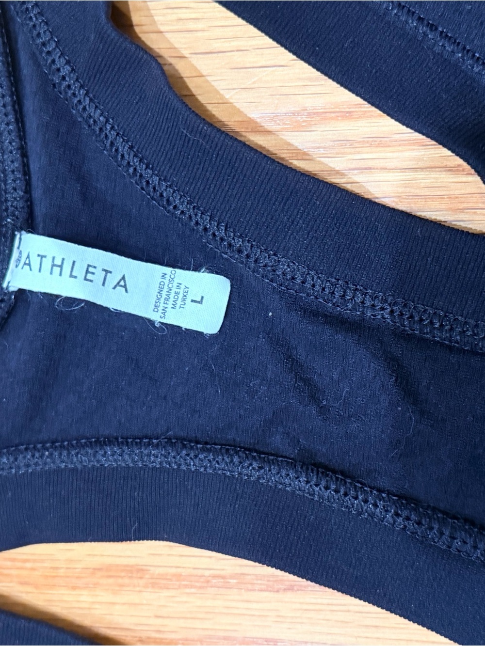 Athleta Black Racerback Performance Tank - Picture 3 of 3